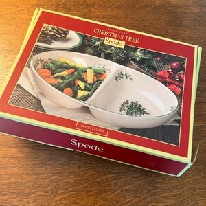 Spode Christmas Tree Divided Dish